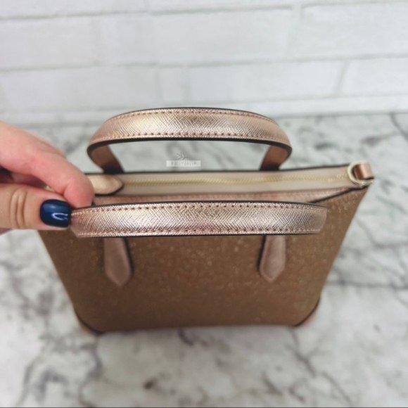 ❗️Sold Out❗️Kate Spade Shimmy Glitter Satchel & Card Holder Wallet - Picture 5 of 15